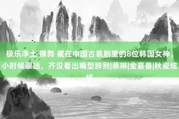 极乐净土 裸舞 藏在中国古装剧里的8位韩国女神，小时候眼拙，齐没看出嘴型辞别|蔡琳|金喜善|秋瓷炫