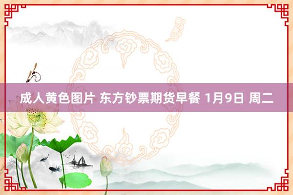 成人黄色图片 东方钞票期货早餐 1月9日 周二